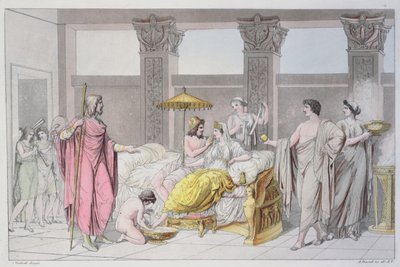 Die Hochzeit von Ulysses und Penelope, Illustration aus 